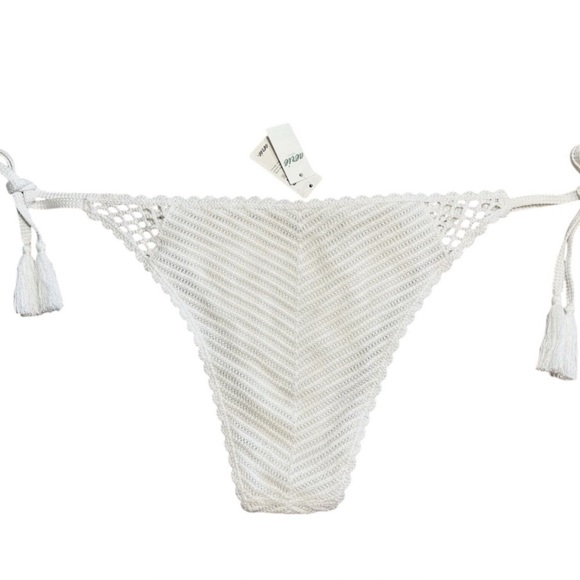 Aerie Crochet Tie Bikini Bottom XL - Picture 2 of 6